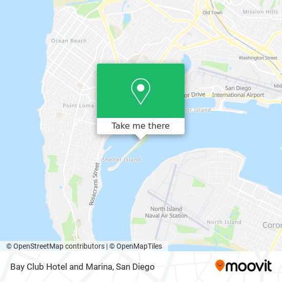 Mapa de Bay Club Hotel and Marina