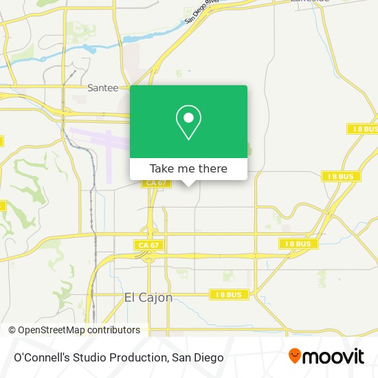 O'Connell's Studio Production map