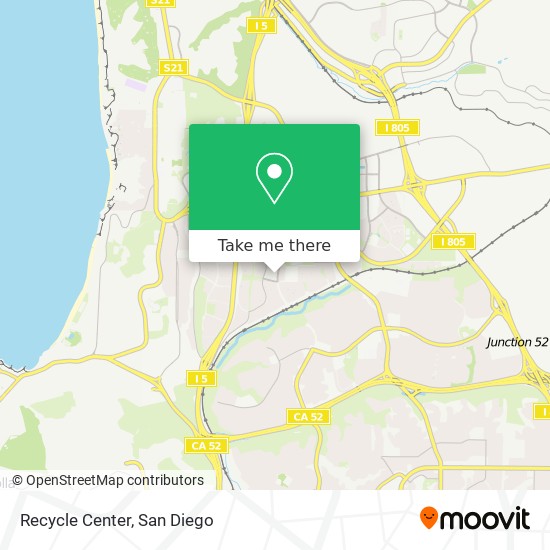 Recycle Center map