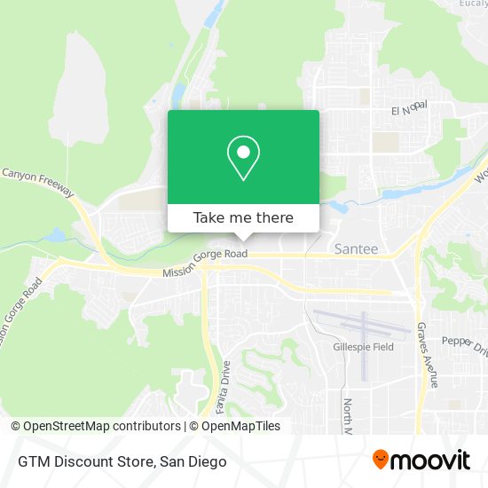 GTM Discount Store map