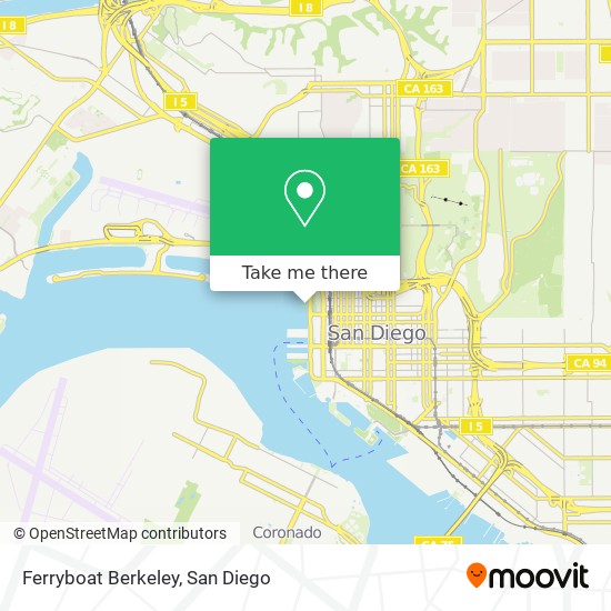 Mapa de Ferryboat Berkeley