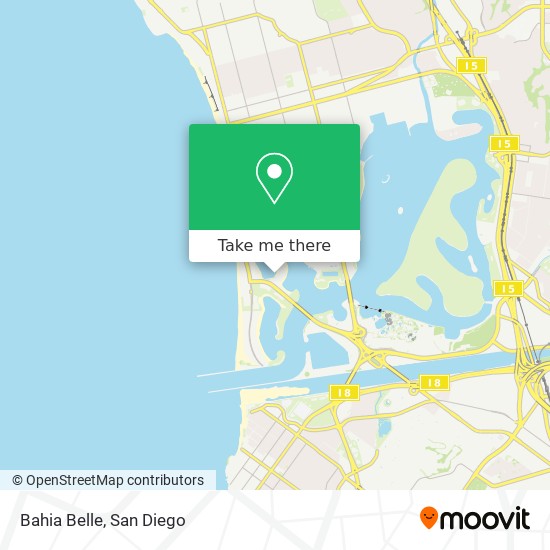 Bahia Belle map