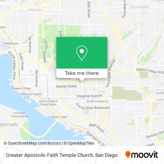 Greater Apostolic Faith Temple Church map
