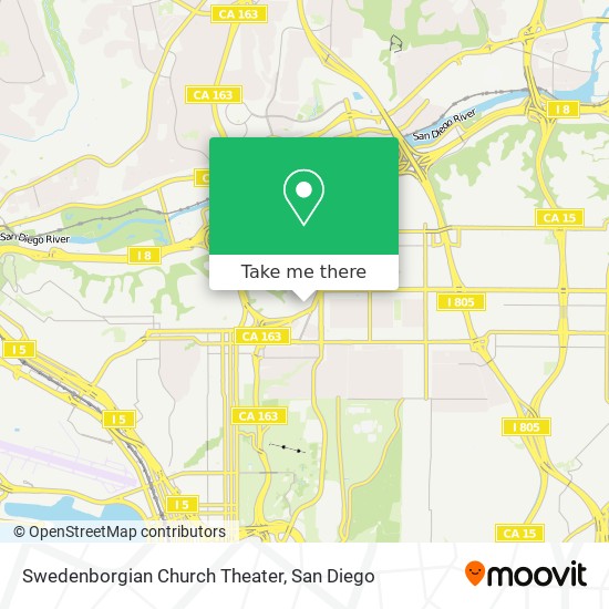 Mapa de Swedenborgian Church Theater