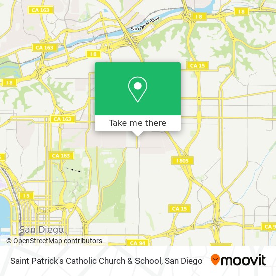 Saint Patrick's Catholic Church & School map