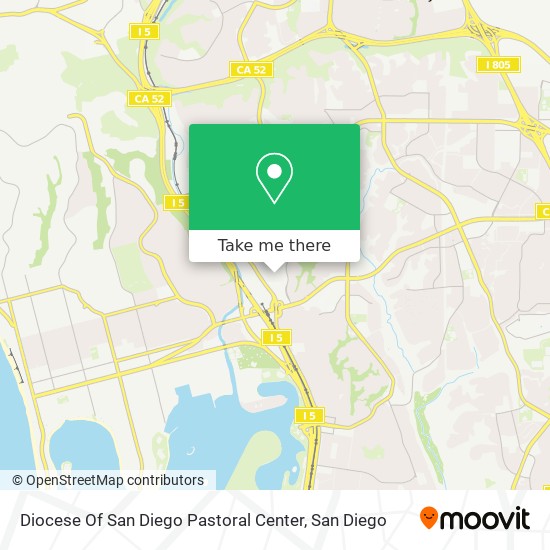 Diocese Of San Diego Pastoral Center map