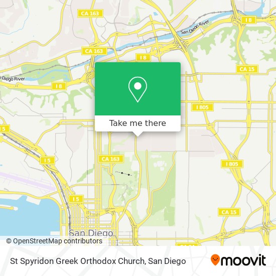 St Spyridon Greek Orthodox Church map