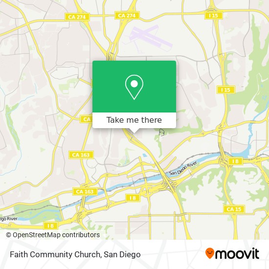 Faith Community Church map