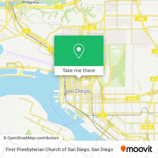 Mapa de First Presbyterian Church of San Diego
