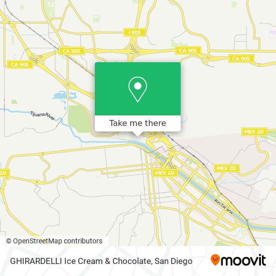 Mapa de GHIRARDELLI Ice Cream & Chocolate
