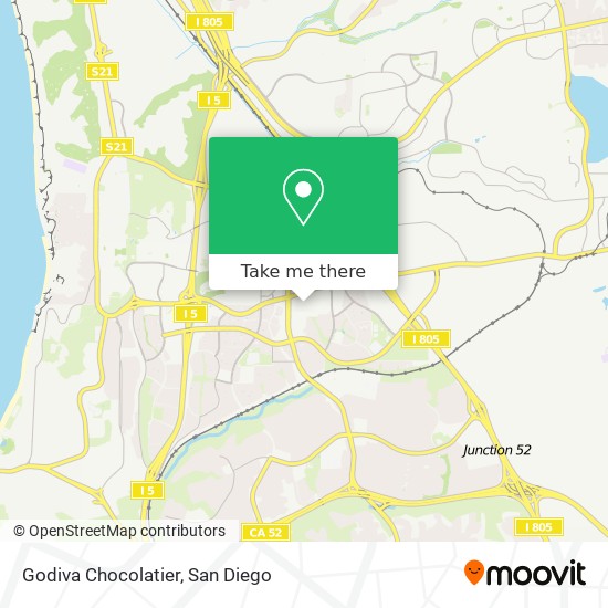 Mapa de Godiva Chocolatier