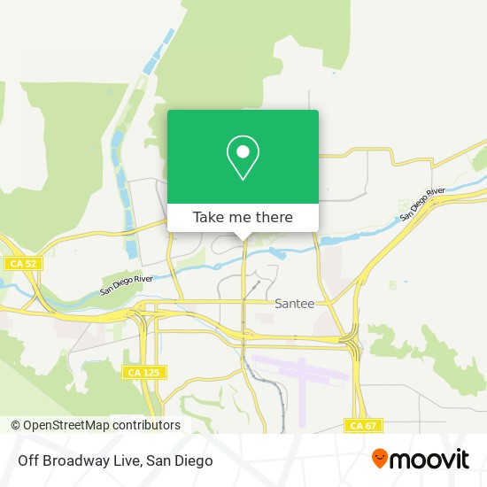 Off Broadway Live map