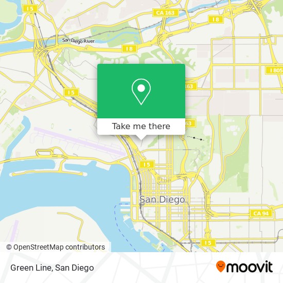 Mapa de Green Line
