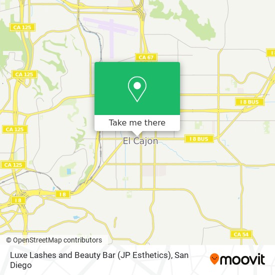 Mapa de Luxe Lashes and Beauty Bar (JP Esthetics)