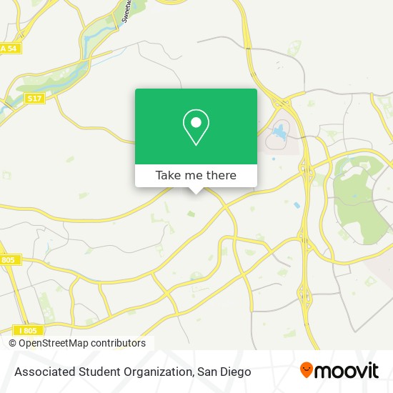 Associated Student Organization map