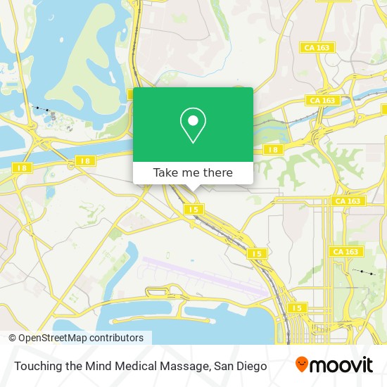 Mapa de Touching the Mind Medical Massage