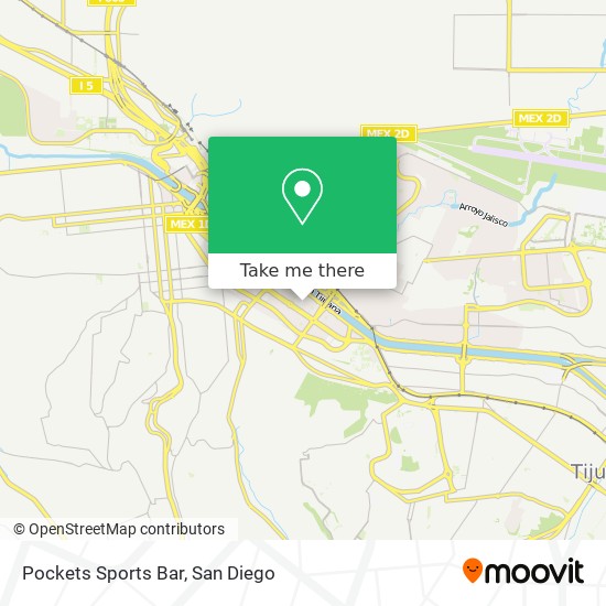 Pockets Sports Bar map