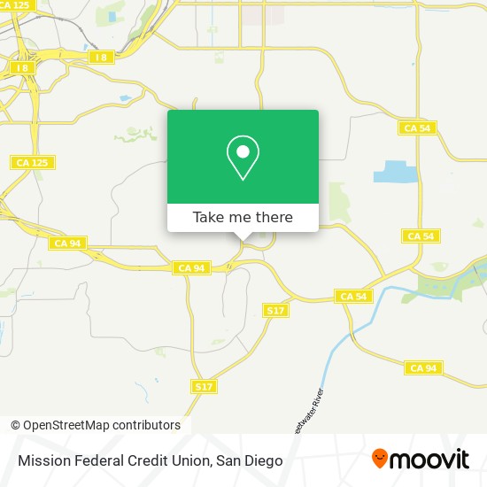 Mapa de Mission Federal Credit Union