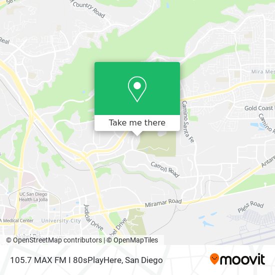 105.7 MAX FM I 80sPlayHere map