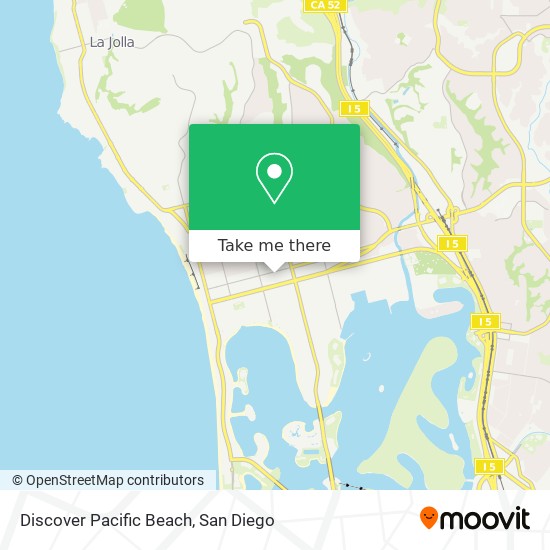 Mapa de Discover Pacific Beach