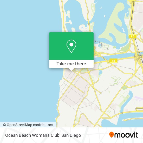 Ocean Beach Woman's Club map