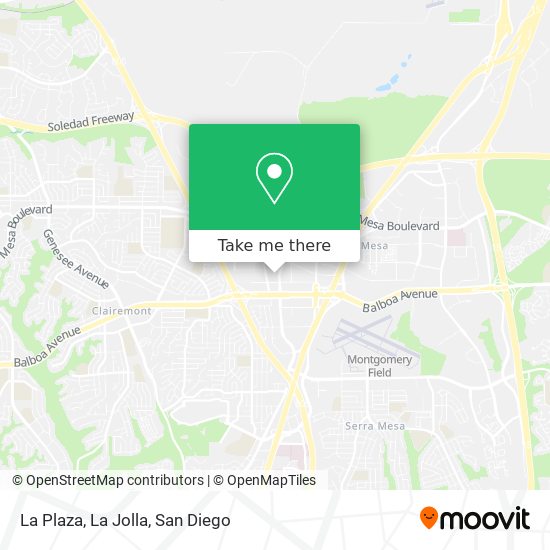 La Plaza, La Jolla map