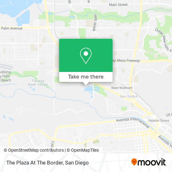The Plaza At The Border map