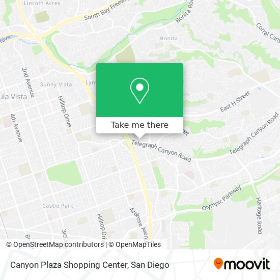 Canyon Plaza Shopping Center map