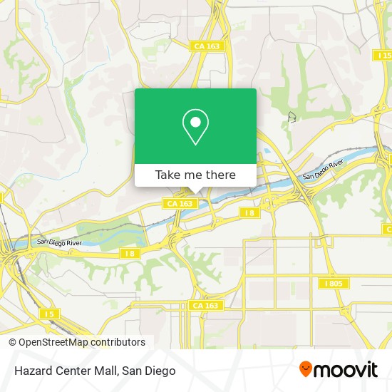 Mapa de Hazard Center Mall