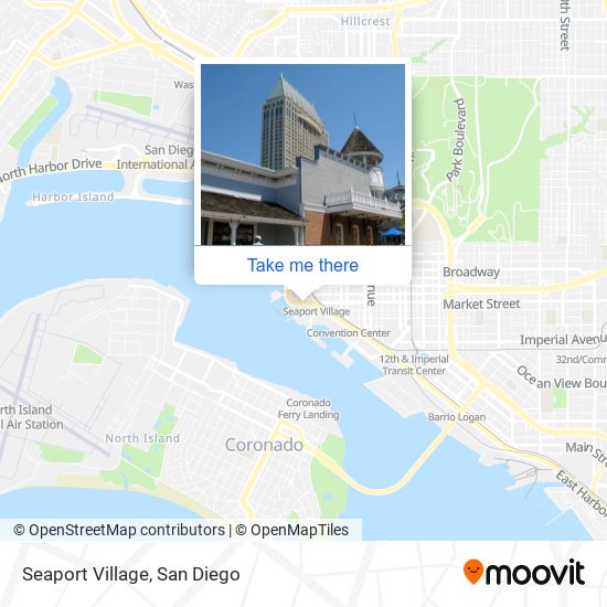 Seaport Village map