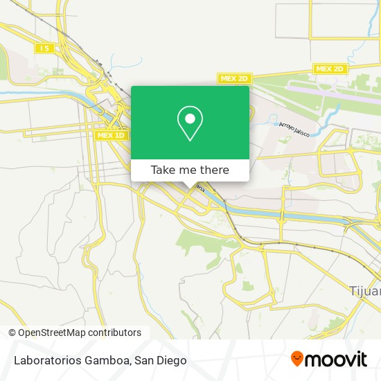 Laboratorios Gamboa map