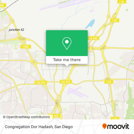 Congregation Dor Hadash map