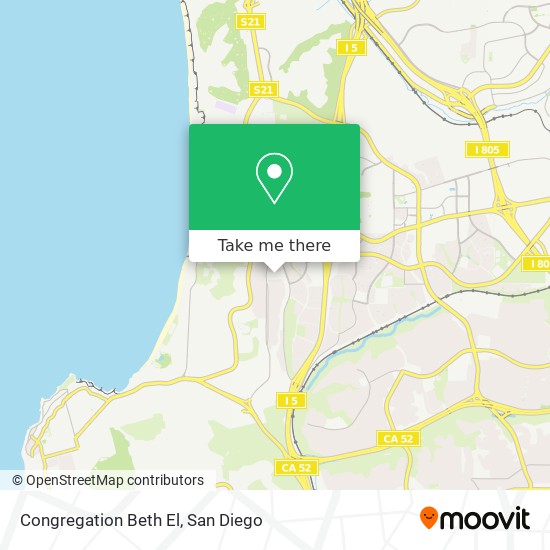 Mapa de Congregation Beth El
