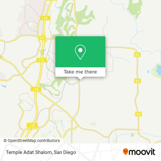 Temple Adat Shalom map