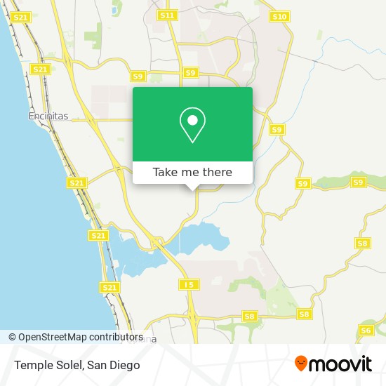 Temple Solel map