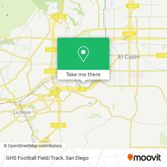 Mapa de GHS Football Field/Track