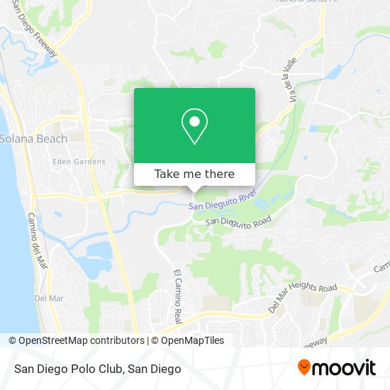 San Diego Polo Club map