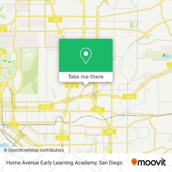 Mapa de Home Avenue Early Learning Academy