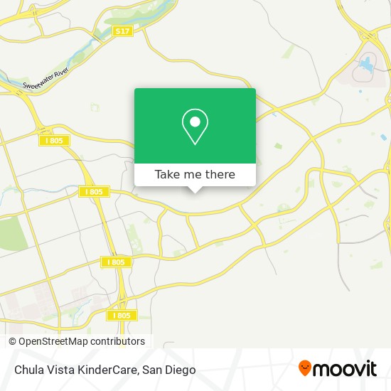 Chula Vista KinderCare map