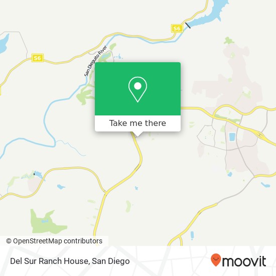 Del Sur Ranch House map