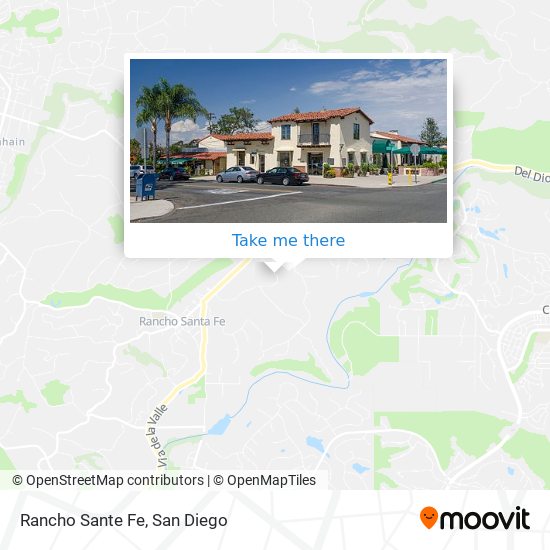 Rancho Sante Fe map