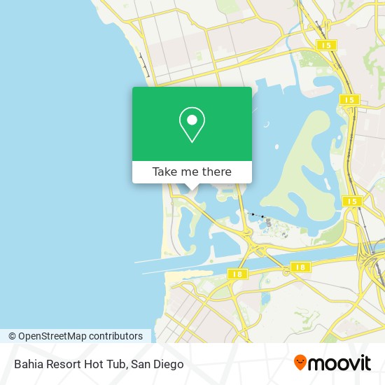 Bahia Resort Hot Tub map