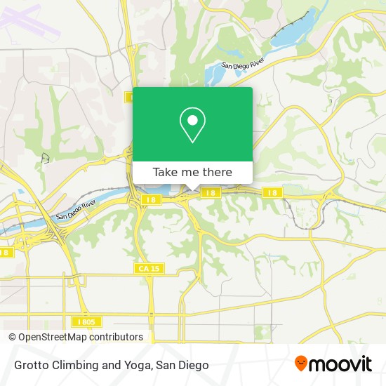 Mapa de Grotto Climbing and Yoga