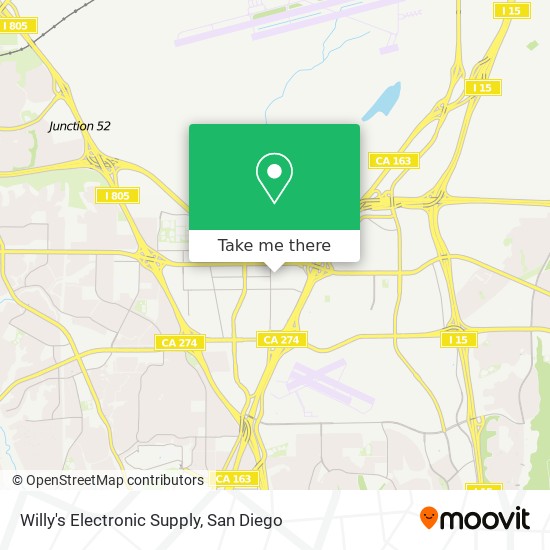 Mapa de Willy's Electronic Supply