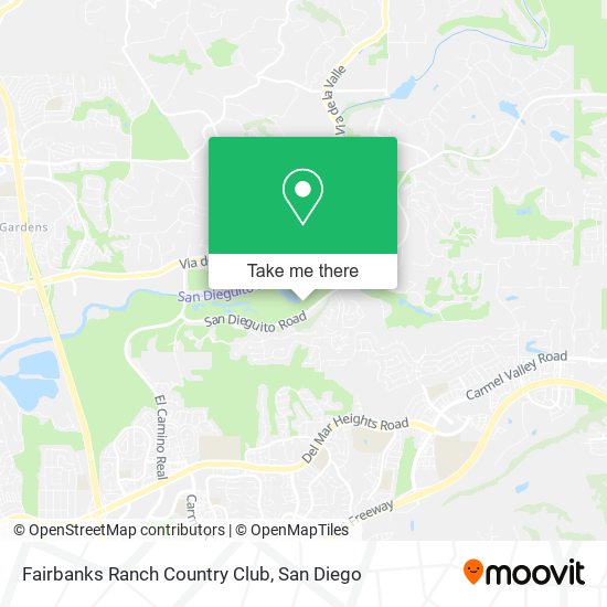 Fairbanks Ranch Country Club map