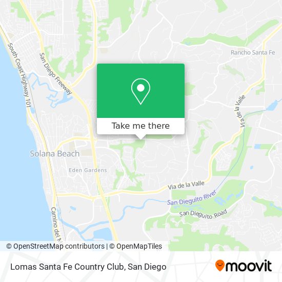 Lomas Santa Fe Country Club map