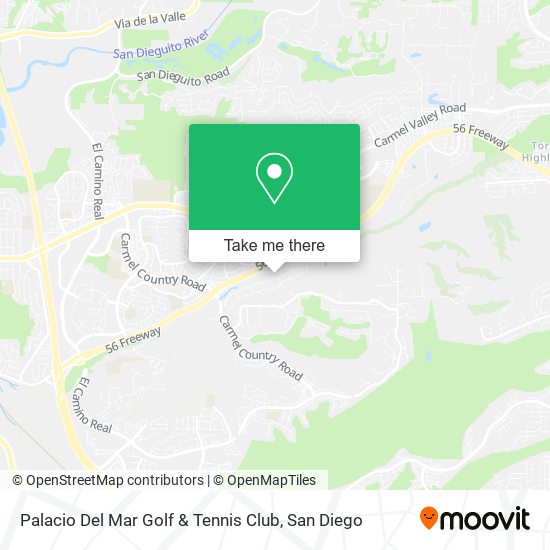 Palacio Del Mar Golf & Tennis Club map