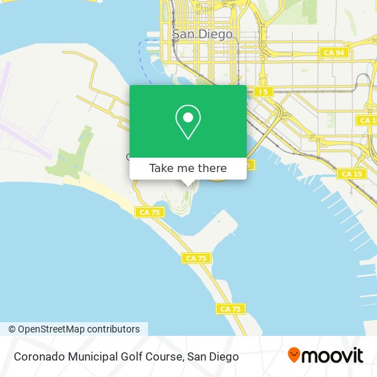 Mapa de Coronado Municipal Golf Course
