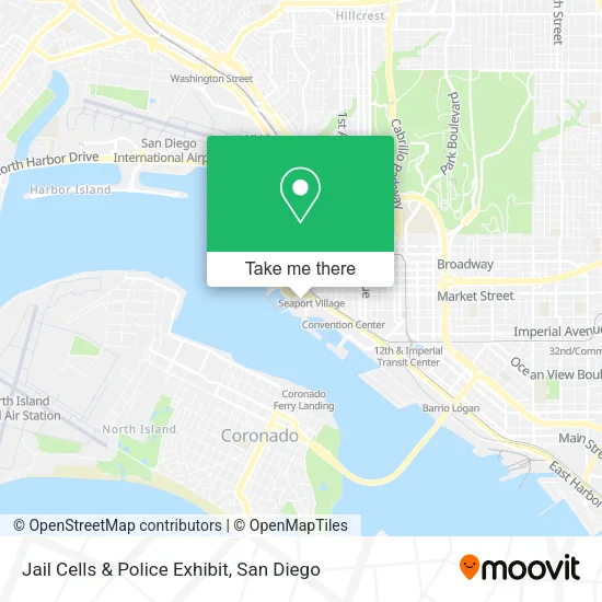 Jail Cells & Police Exhibit map