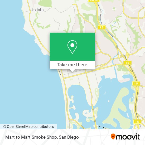 Mapa de Mart to Mart Smoke Shop
